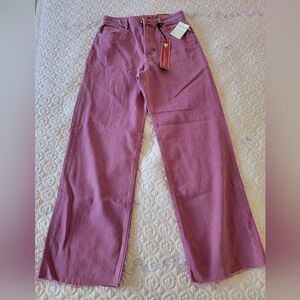 Women’s Wide-Leg Jeans - Dusty Rose